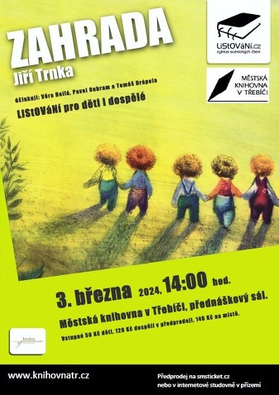 Plakát události LiStOVáNí.cz: Zahrada (Jiří Trnka)