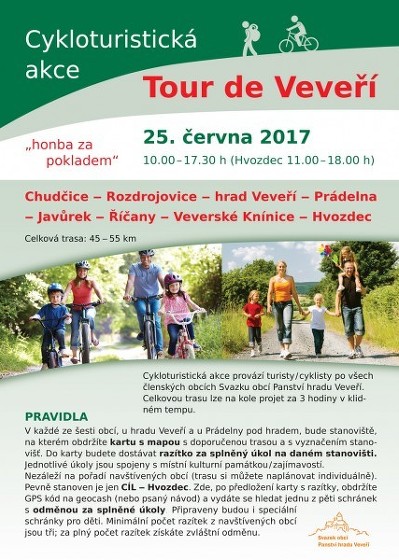 Plakát události Tour de Veveří 2017