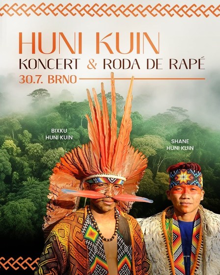 Plakát události Huni Kuin - Koncert & Roda de Rapé