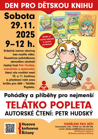Plakát události Den pro dětskou knihy: Pohádky a příběhy pro nejmenší