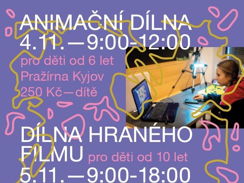 Plakát události Dílna hraného filmu pro děti od 10 let
