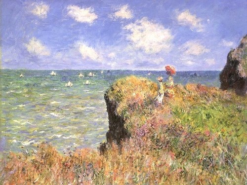 Plakát události Claude Monet: Procházka po útesech v Pourville