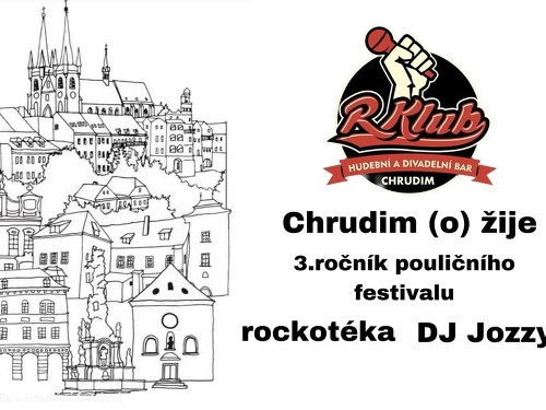 Plakát události Chrudim (o) žije - rockotéka v R Klubu