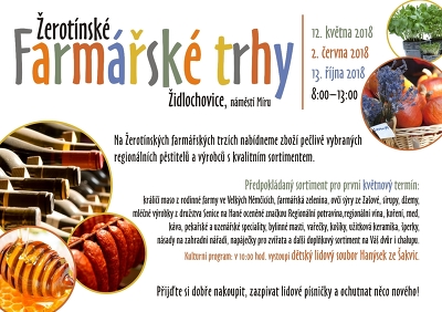 Plakát události Žerotínský farmářský trh