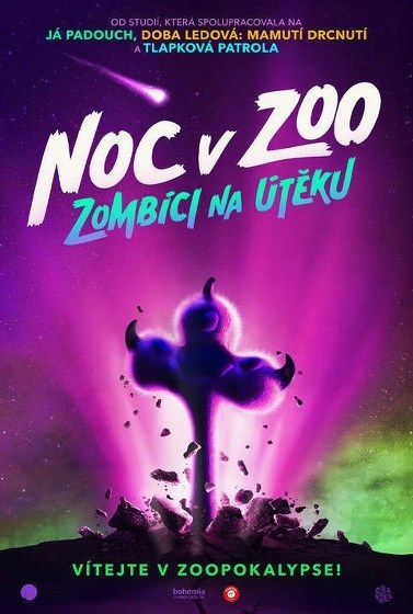 Plakát události Noc v ZOO: Zombíci na útěku