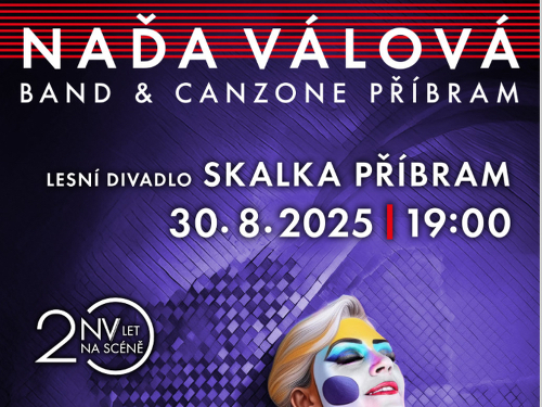Plakát události Naďa Válová band a Canzone Příbram