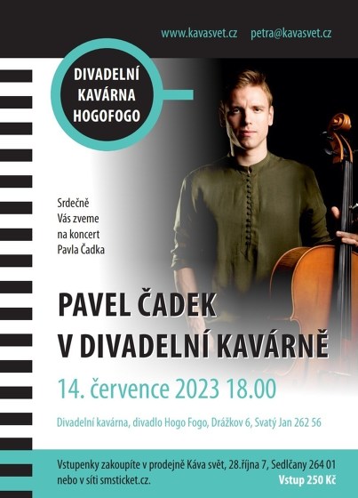 Plakát události Pavel Čadek v divadelní kavárně
