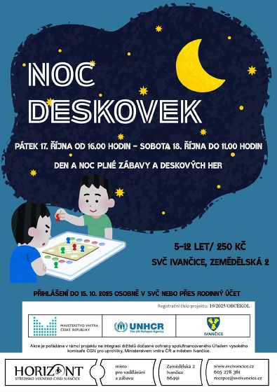 Plakát události Noc deskovek říjen25