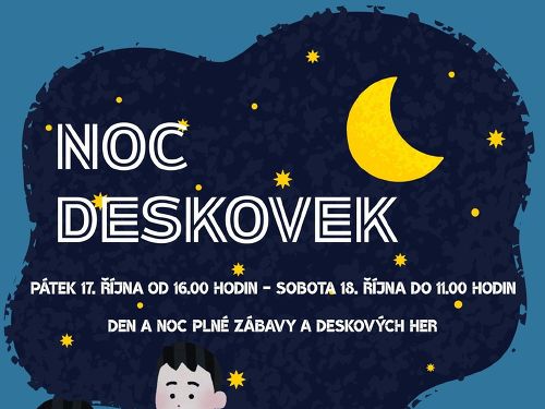 Plakát události Noc deskovek říjen25