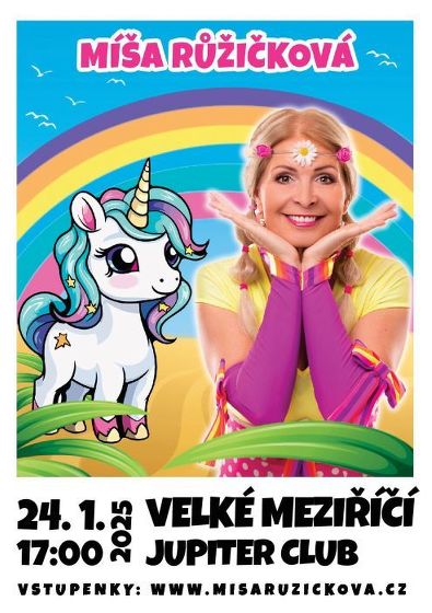 Plakát události ZPÍVÁME A TANČÍME S MÍŠOU - písničková show pro děti a celou rodinu.