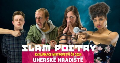 Plakát události SLAM Poetry - kvalifikace ČR 2024