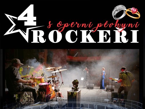 Plakát události 4 ROCKEŘI s operní pěvkyní  