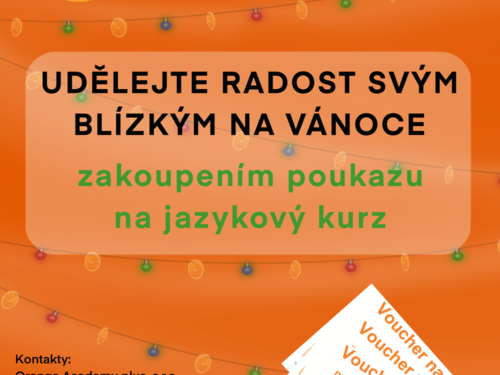 Jazykový kurz pod stromeček
