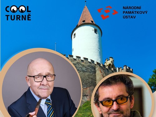 Plakát události Na hradě s P. Nárožným a O. Vetchým