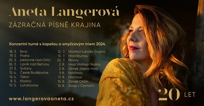 Plakát události Aneta Langerová: Zázračná písně krajina 20 LET