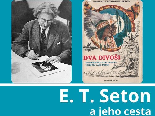 Plakát události E. T. Seton a jeho cesta za celosvětovým úspěchem