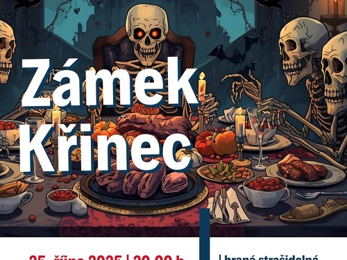 Plakát události Zámek Křinec | Strašidelná prohlídka pro dospělé
