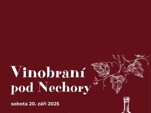 Plakát události Vinobraní pod Nechory