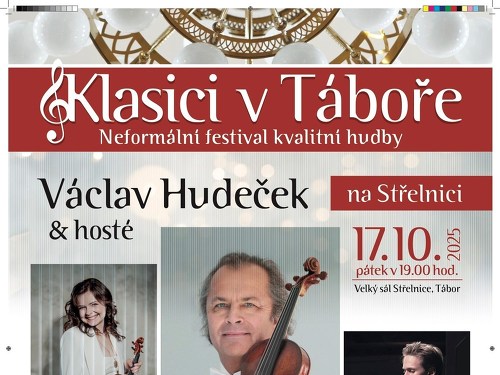 Plakát události Václav Hudeček & hosté