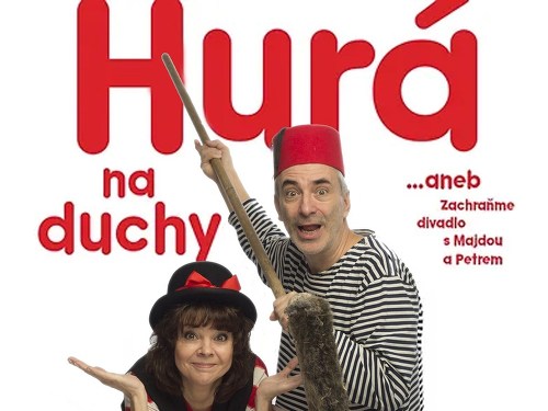 Plakát události Majda a Petr: Hurá na duchy aneb Zachraňme divadlo