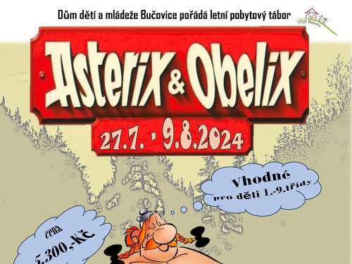 Plakát události Tábor: Asterix & Obelix
