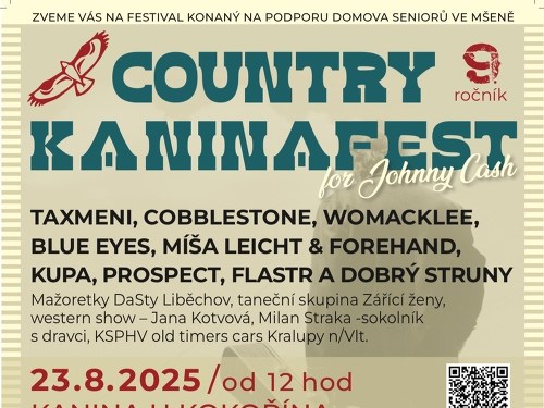 Plakát události 9. Country Kaninafest 2025