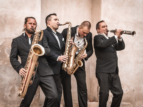Plakát události Světová hudba pro 4 saxofony