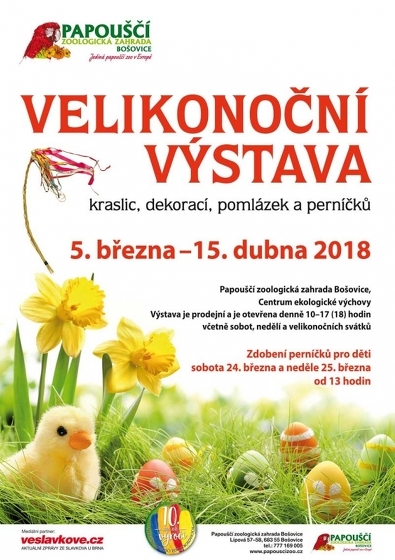 Plakát události Velikonoční výstava kraslic, dekorací, pomlázek a perníčků