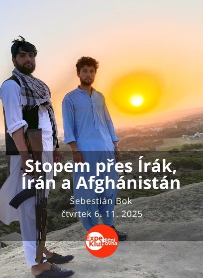Plakát události Stopem přes Írák, Írán a Afghánistán