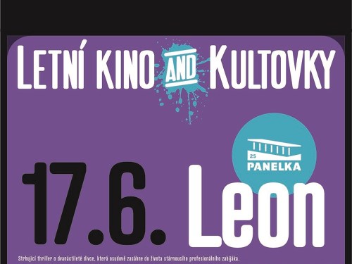 Plakát události LETNÍ KINO & KULTOVKY na Panelce: Leon