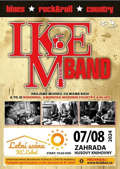 Plakát události Koncert IKEM band