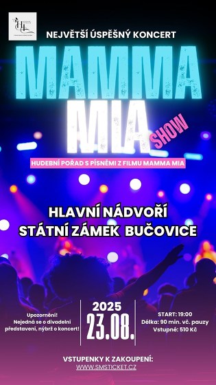 Plakát události Mamma Mia - hudební show
