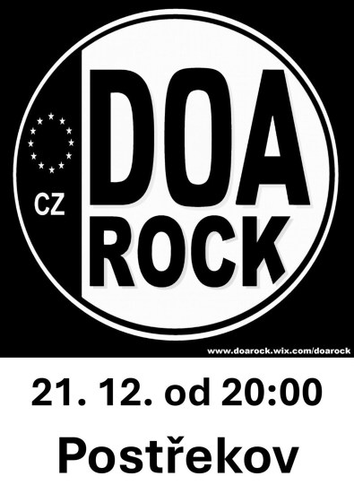 Plakát události DOA rock