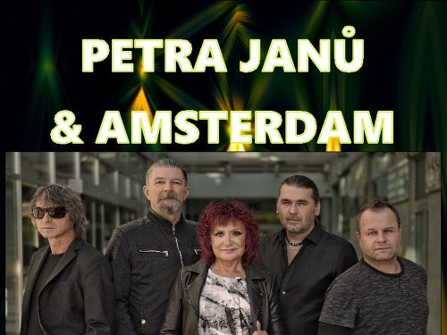 Plakát události Petra Janů & Amsterdam - Kulturní léto na Hotelu Bítov 2023