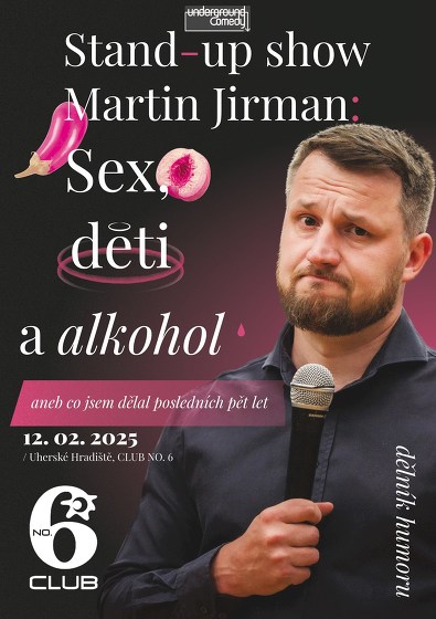 Plakát události Stand-up show: Martin Jirman