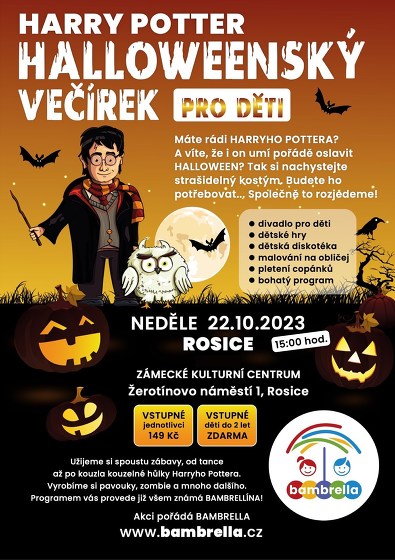Plakát události Halloweenský večírek