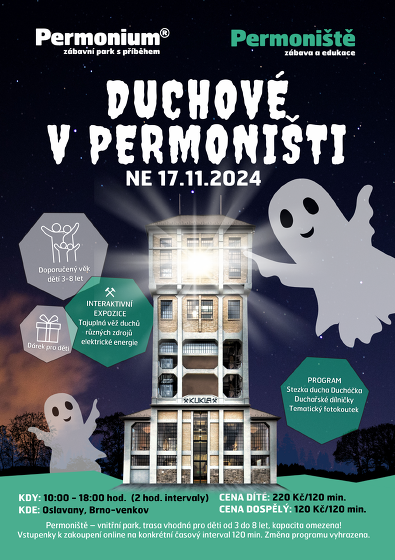 Plakát události Duchové v Permoništi