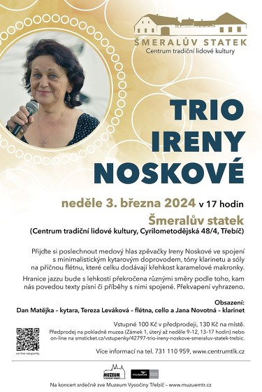 Plakát události Trio Ireny Noskové