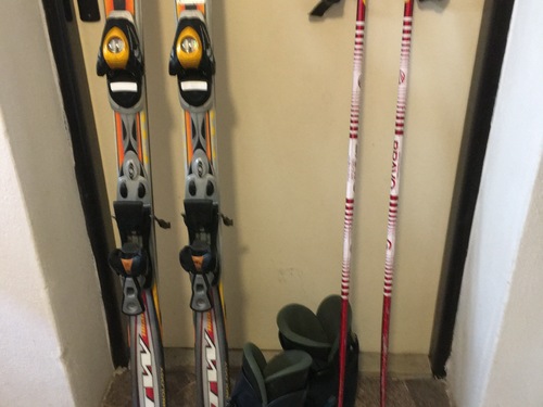 Lyže Sporten ,boty Alpina ,hůlky