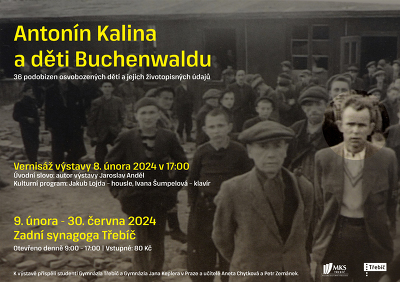 Plakát události Výstava Antonín Kalina a děti Buchenwaldu
