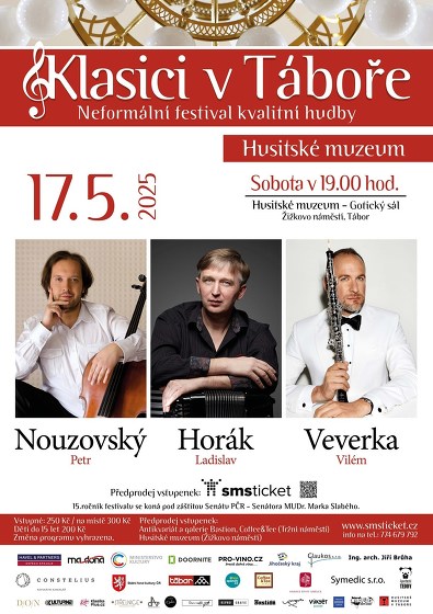 Plakát události Nouzovský – Horák – Veverka