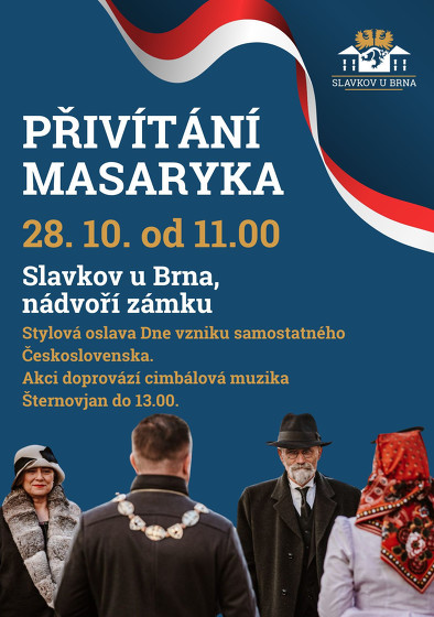 Plakát události Přivítání Masaryka