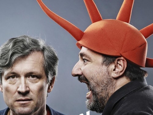 Plakát události Kecy & politika LIVE Ivančice