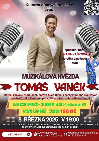 Plakát události Tomáš Vaněk