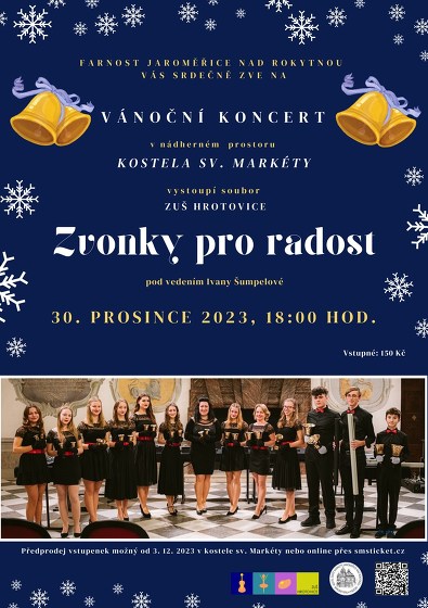 Plakát události Zvonky pro radost - vánoční koncert