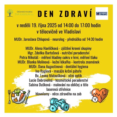 Plakát události Den zdraví