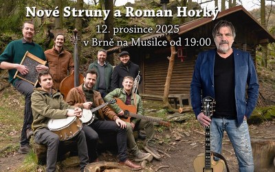 Plakát události Nové struny a Roman Horký