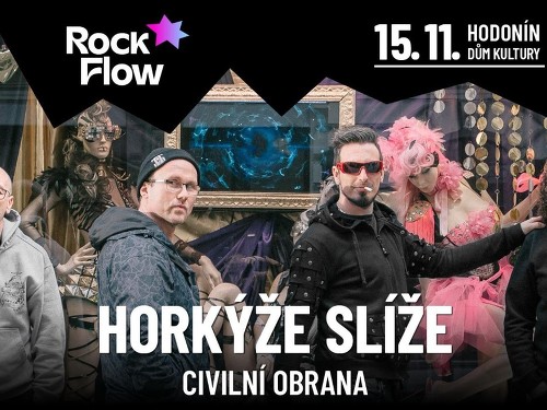 Plakát události Horkýže Slíže a Civilní obrana
