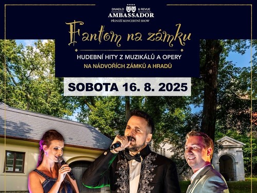 Plakát události Fantom na zámku - Neustupov