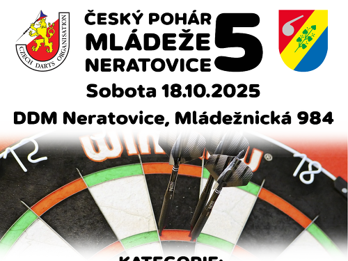 Plakát události Turnaj mládeže v šipkách